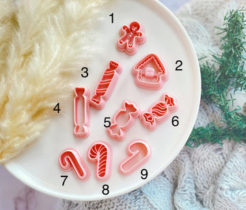 Christmas Shape Collection Polymer Clay Cutter | Fondant Cutter | Cookie Cutter